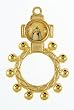 Finger Ring Rosary - Our Lady of Charity with Gold Tone - MADE IN ITALY Finger Ring Rosary - Our Lady of Charity with Gold Tone - MADE IN ITALY