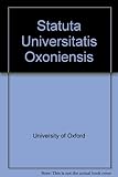 Statuta Universitatis Oxoniensis. 1968
