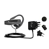International Wall / AC Charger for the Logitech Mobile Express 980 - Gomadic Brand w/ TipExchange Technology