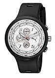 PUMA SLICK CHRONOGRAPH CHRONO MEN'S WATCH BLACK WITH WHITE DIAL PU910401002