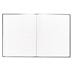 Blueline Executive Journal, Black, 11 x 8.5 Inches, 150 Pages (A10.81)