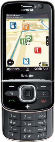 Nokia 6710 Navigator (UMTS, GPS, A-GPS, 5 MP, Ovi Karten) black Handy