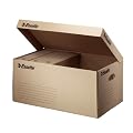 Leitz 128300 Archiv-Container, Wellpappe, naturbraun