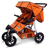 Tike Tech Double Trax360 Stroller - Orange