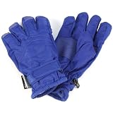 Kids 5-7 Years Winter Thinsulate 3M Waterproof Velcro Ski Snow Grip Gloves Blue