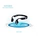 SainSonic BM-7 Bone Conduction Headphone, with Led Light Both Sides, FCC Certified, Open & Safer, No Hearing Impairment, Revolutionary, Waterproof, Bluetooth 4.0, Wireless – Midnight Black