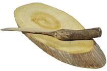  Christmas Gift for Men & Women A Beautiful Wooden Handmade Rustic Cheese Platter with Wooden Knife Ideal to Add To Your Serving Tableware