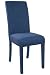 Parsons Chair with Navy Dot Fabric - BT-350-JP165-GG