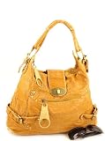 Stripe Stitch Hobo/Handbag – Tan