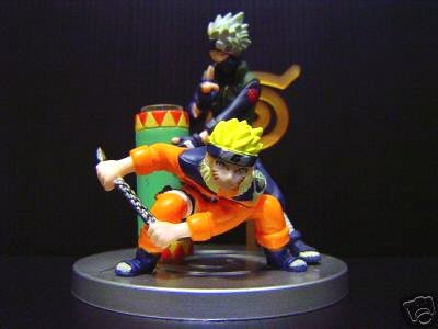 Naruto Konoha Emaki Figure Naruto & Kakashi Naruto Konoha Emaki Figure Naruto & Kakashi