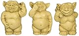 Design Toscano The Picc-a-Dilly Gargoyle Sculptures - Small Set Includes: Small Bum, Ear and...
