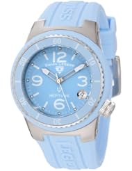 Swiss Legend Womens 11840P-012 Neptune Baby Blue Dial Baby Blue Silicone Watch