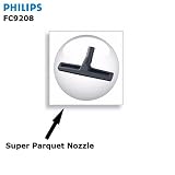 Click for more about Philips FC9208 High Performance Cylinder Marathon Vacuum Cleaner - Powerful 2000W Motor With High Suction Power, Turbo Nozzle, Super Parquet Nozzle and Tri-Action Nozzle - Extra Quiet Bagless System - Philips.
