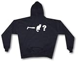 Shaved Kitty? (Razor + Cat Logo) Men's Hoodie Sweat Shirt Small thru 4XL