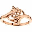 14K Rose Gold Mother's Ring - 2 Gemstone -- YOU CHOOSE THE COLORS!