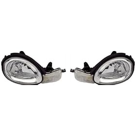 EAGLE EYES PAIR HEADLIGHT LIGHT LAMP W/O