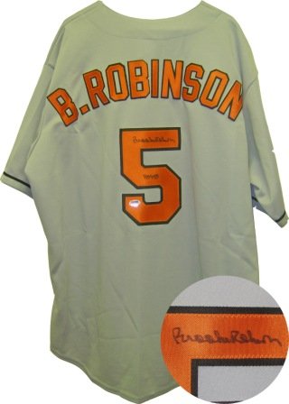Buy Brooks Robinson Signed Orioles Jersey w HOF by PSA/DNA