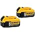 DEWALT DCB205-2 20V MAX XR 5.0Ah Lithium Ion Battery, 2-Pack