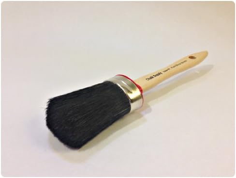Chalk Supply Paint & Wax Brush- Medium - Black Bristle