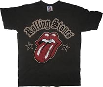 Junk Food Rolling Stones Officially Licensed Black T-Shirt Tee