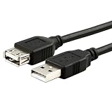 USB 2.0 A-A Cable M/F Extension , 25FT Black