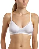 Barely There Women's Flawless Fit Comfy Support Wirefree Bra, White, 34B/C