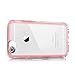 iPhone 6 Case,ULAK [Lumenair Series] LED Case iPhone 6 (4.7) Incoming Call Flash Hybrid Case Cover with (Transparent+White) PC Hard Back Case + Luminous Soft Bumper Frame Case For iPhone 6 (4.7 inch) (Pink)