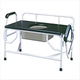 Drive Medical Super Heavy Duty Bariatric Drop Arm Commode