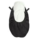 Kiddopotamus Poppit Luxe Baby Carrier Cover Faux Seude, Black