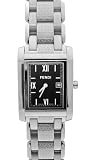 Fendi Mens Loop Rectangular 7650 Stainless Steel Case on Bracelet Black Dial Series Watch # F765110