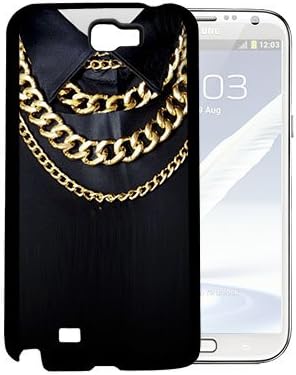 Fashionista Trend With Black shirt And Chain Hard Snap On Cell Phone Case Cover (Samsung Galaxy Note II 2 N7100)