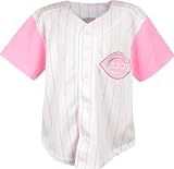 Cincinnati Reds Girls 7-16 MLB Pinstripe Replica Jersey
