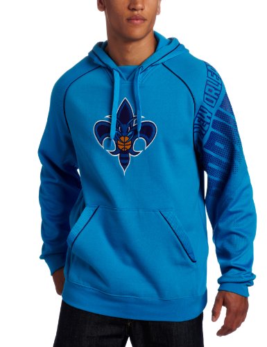 NBA Men's New Orleans Hornets Hoops Pullover Hood (Turquoise, Large)