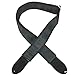 Blue Dog 2-Inch Handmade Guitar Strap - Black Denim