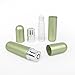 Green Empty Essential Oil Personal Inhaler Refillable Aluminum and Glass With Removable Bottle by Rivertree Life