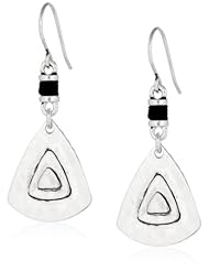 The SAK Triangle Drop Earrings