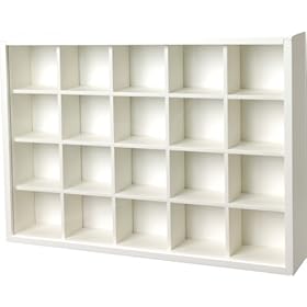 【クリックで詳細表示】コレクションアイテム収納棚 One Room 20 ホワイト