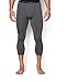 Under Armour Men's HeatGear 3/4 Compression Leggings, Carbon Heather (090), X-Large