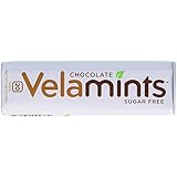 Velamints Sugar Free Classic Stick Tin Mints, Chocolate, 20 Count (Pack of 12)