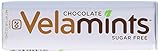 Velamints Sugar Free Classic Stick Tin Mints, Chocolate, 20 Count (Pack of 12)