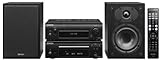 Denon D-F109 Stereo Kompaktanlage (CD, UKW-Tuner, 2x 65 Watt, USB) schwarz/schwarz