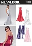 New Look Sewing Pattern 6454 Misses Special Occasion Dresses, Size A (8-10-12-14-16-18)