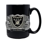 41XsKzZb1BL. SL160  NFL Coffee Mug   Pewter Logo Oakland Raiders