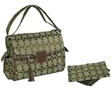 Kelly Messenger Bag - Brown Diamond