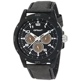 Sprout Men's ST/3400BKBKBK Multi-Function Black Tyvek Strap Eco-Friendly Watch (Watch)