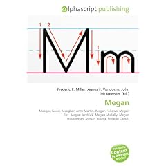 Megan: Meagan Good,  Meaghan Jette Martin, Megan Follows, Megan Fox, Megan Jendrick, Megan Mullally, Megan Hauserman, Megan Young, Meggin Cabot.