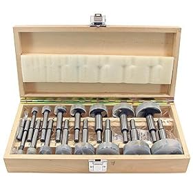 Steelex D1030 16 Piece Forstner Bit Set by Steelex