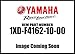 Yamaha New OEM 1XD-F4162-10-00 Emblem 2 1XDF41621000