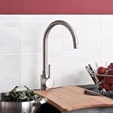 AVON BRUSHED STEEL KITCHEN SINK MIXER VALVE TAP