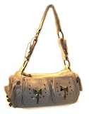 White Satchel Shoulder Tote Bag Handbag Purse
